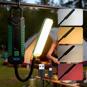 פנס עבודה LED נייד, נטען ומגנטי, הכולל צוואר גמיש (Gooseneck) המאפשר כיוונון ב-360 מעלות ווו תלייה.